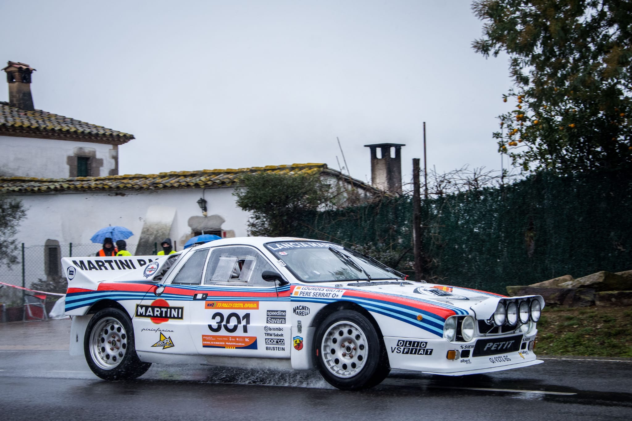 Rally histórico de noche